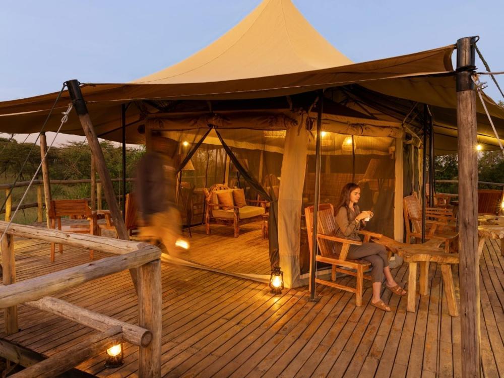 Serengeti Kifaru Tented Lodge Mugumu Exterior foto
